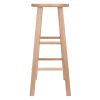 Element Bar Stools; 2-Pc Set; Natural