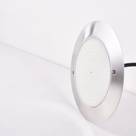 Outdoor Landscape Ultra-thin Led Stainless Steel Swimming Pool Light (Option: Warm White-25W)
