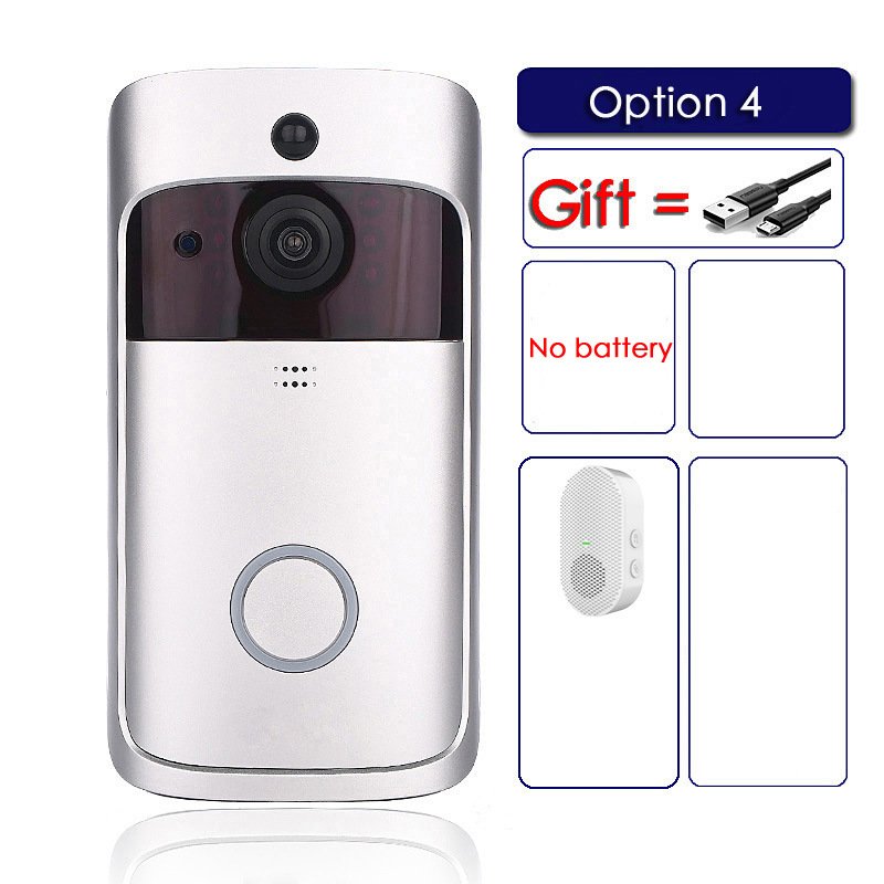 EKEN V5 Smart WiFi Video Doorbell Camera Visual Intercom With Chime Night vision IP Door Bell Wireless Home Security Camera EKEN V5 Smart WiFi Video Doorbell Camera Visual Intercom With Chime Night vision IP Door Bell Wireless Home Security Camera