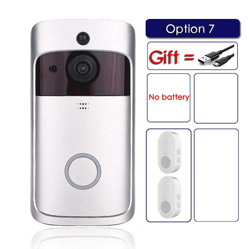 EKEN V5 Smart WiFi Video Doorbell Camera Visual Intercom With Chime Night vision IP Door Bell Wireless Home Security Camera EKEN V5 Smart WiFi Video Doorbell Camera Visual Intercom With Chime Night vision IP Door Bell Wireless Home Security Camera