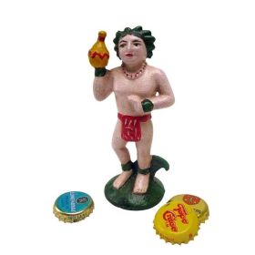 Bar Gift Elegant And Refined Design Cast Iron Bottle Opener (Color: As pic show, Shape: Island King)